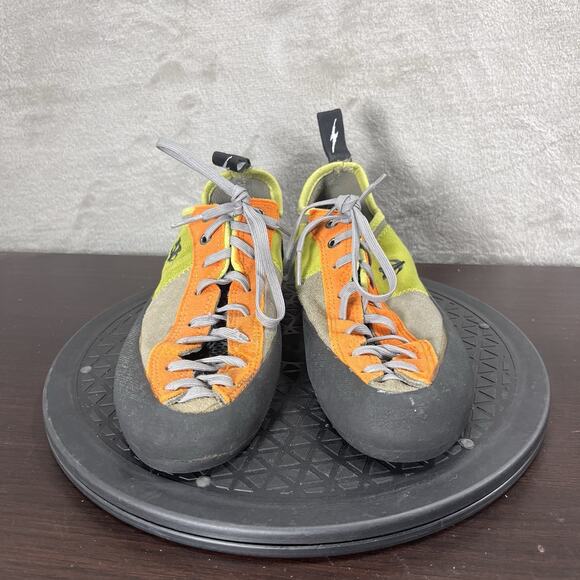 Evolv Trax VTR3D Mens US 8 Climbing Gray Green Orange Lace Up Athletic Shoes - Picture 2 of 10